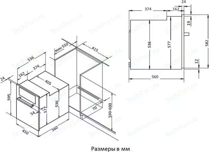 Духовой шкаф korting okb 4630 cmx