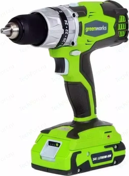 Дрель аккумуляторная GreenWorks G24DD (3701507)