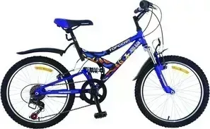 Велосипед 2-х колесный TOP GEAR 20" Hooligan 220, 6 скоростей, синий, (ВН20074) 20&#039;&#039; 220 6 скоростей синий