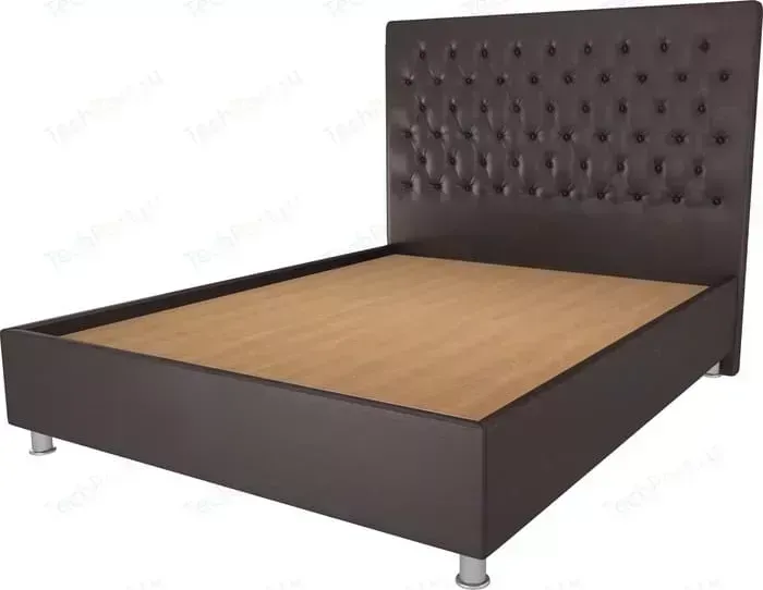 Кровать OrthoSleep Рио шоколад жесткое основание 120х200