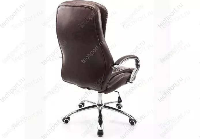 Фото №3 Кресло офисное Woodville Tomar коричневое