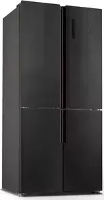 Холодильник GINZZU NFK-510 Black glass BLACK GLASS