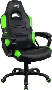 Кресло офисное AEROCOOL AC80C AIR-BG черно-зеленое с перфорацией