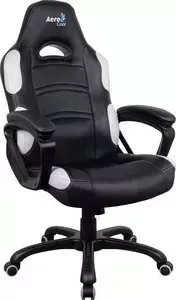 Кресло офисное AEROCOOL AC80C AIR-BW черно-белое с перфорацией