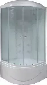 Душевая кабина Royal Bath 90х90х217 стекло белое/шиншилла (RB90BK3-WC)