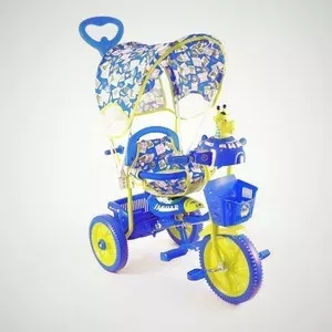 Трехколесный велосипед JAGUAR MS-0737 ( ) синий