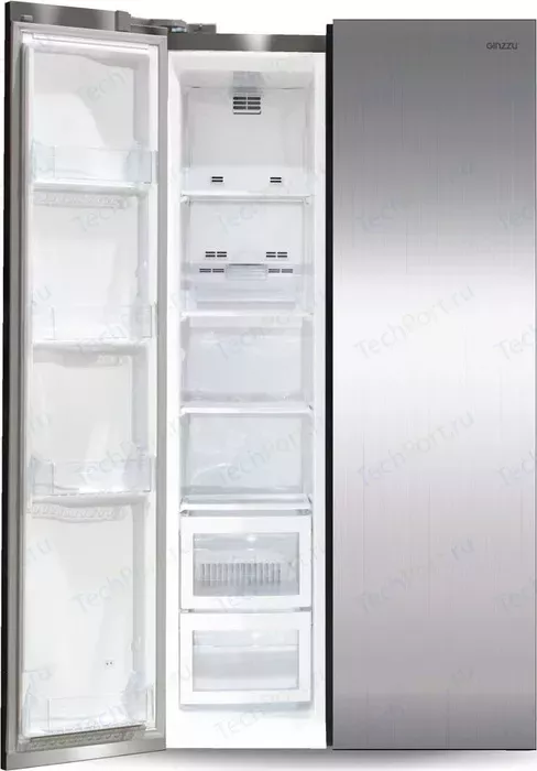 Фото №3 Холодильник GINZZU NFK-605 Steel