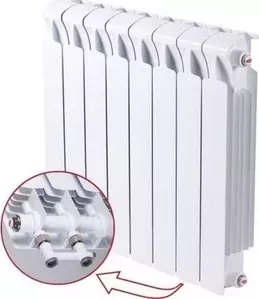 Радиатор RIFAR MONOLIT VENTIL 500 MVR 10 секций нижнее правое подключение