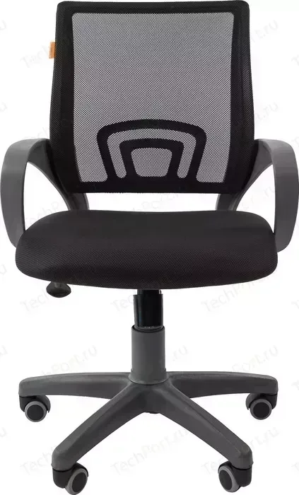 Кресло офисное CHAIRMAN 696 серый пластик TW-12/TW-01 черный