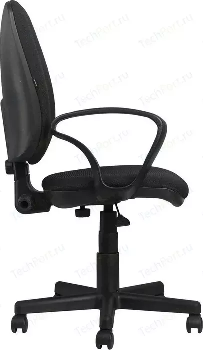 Фото №0 Кресло офисное Brabix Basic MG-310 с подлокотниками черное JP-15-2 531409