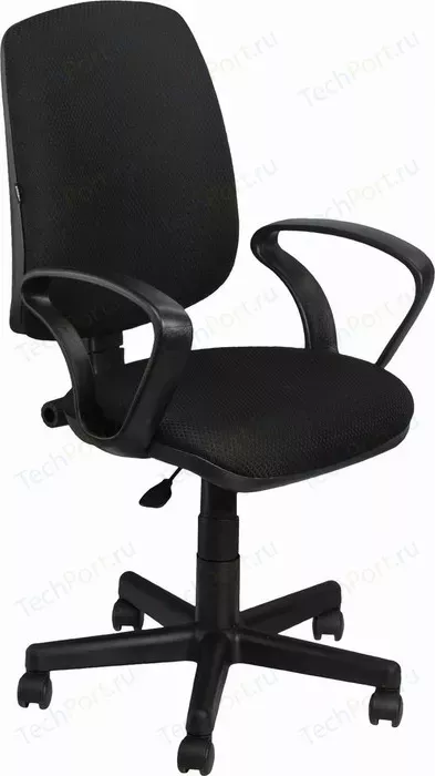 Фото №3 Кресло офисное Brabix Basic MG-310 с подлокотниками черное JP-15-2 531409