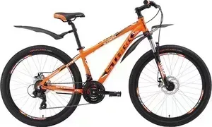Велосипед STARK 18 Indy 26.2 D оранжевый- чёрный- белый 14,5"