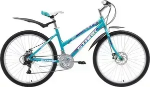 Велосипед STARK 18 Luna 26.1 RD голубой- фиолетовый- белый 16"