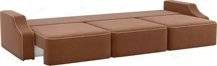 Диван АртМебель Триумф Long slide рогожка коричневый