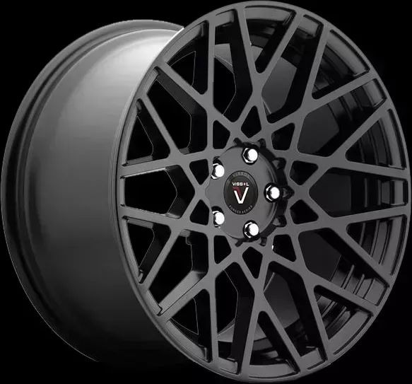 Диск автомобильный VISSOL F-677 9.5X18/5X100 ET35 D57.1 MATTE-BLACK