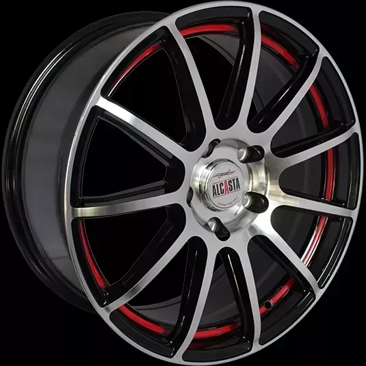 Диск автомобильный ALCASTA M25 6X15/4X100 ET36 D60.1 BKFRSI