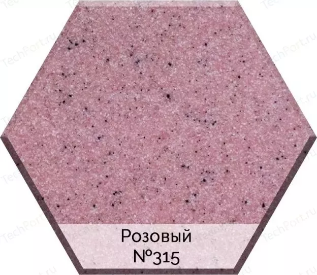 Фото №3 Мойка кухонная AquaGranitEx M-45 450х450 розовый (M-45 (315))