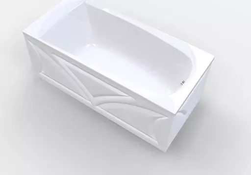 Фото №2 Акриловая ванна 1Marka Elegance прямоугольная 150x70 см (4604613105044)