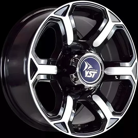Диск автомобильный YST X-2 8X17/5X139.7 ET20 D108.2 BKF