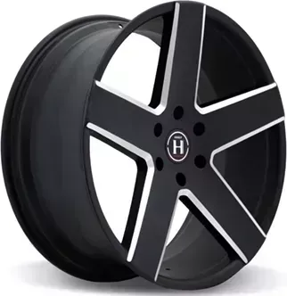 Диск автомобильный HARP Y-15 9.5X22/5X150 ET30 D110.3 SATIN-BLACK__PRECISION-MILLING