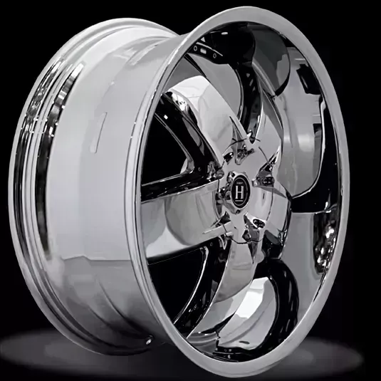 Диск автомобильный HARP Y-18 9.5X22/6X139.7 ET30 D78.1 CHROME__GLOSSY-BLACK-ATTACHMENT