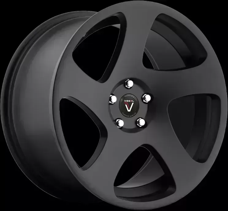 Диск автомобильный VISSOL V-006 8.5X18/5X100 ET35 D57.1 MATTE-BLACK