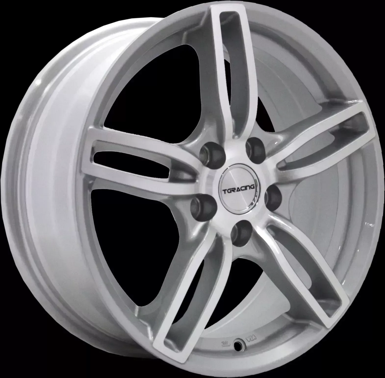 Диск автомобильный TGRACING LZ577 6.5X16/5X105 ET39 D56.6 SIL_POL