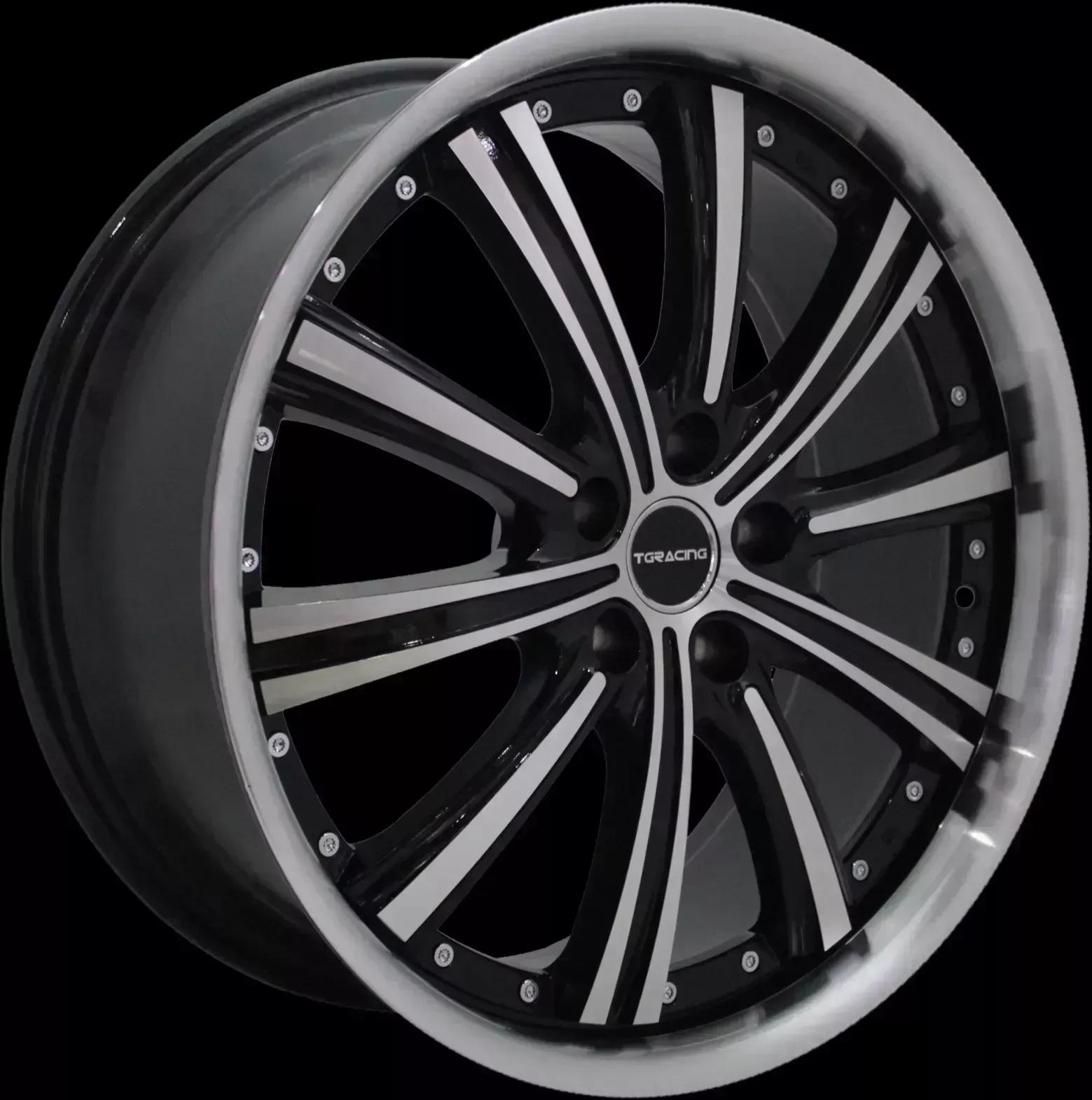 Диск автомобильный TGRACING LZ560 8.5X20/5X114.3 ET35 D67.1 BLK_POL