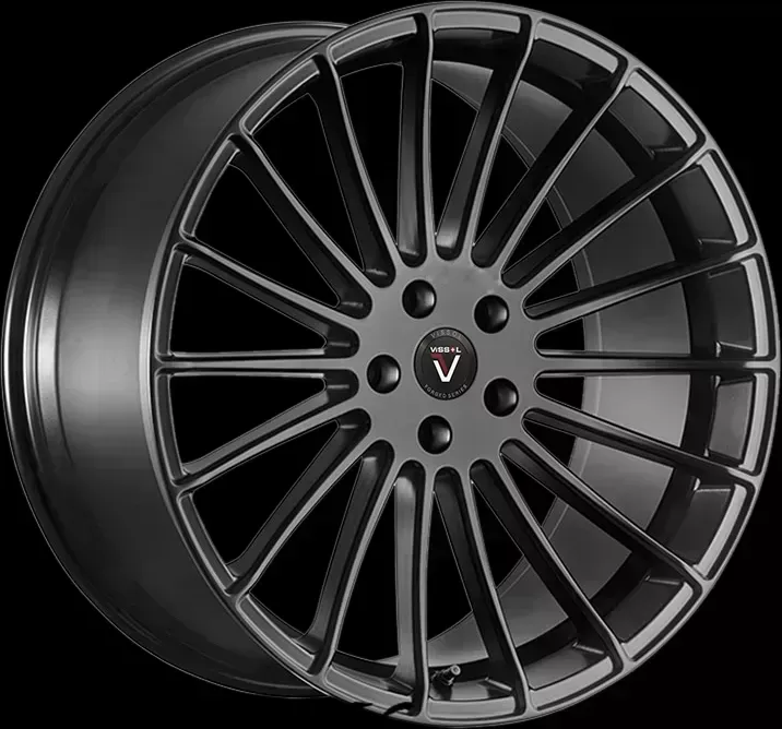 Диск автомобильный VISSOL V-010 8.5X19/5X120 ET30 D74.1 GLOSS-BLACK