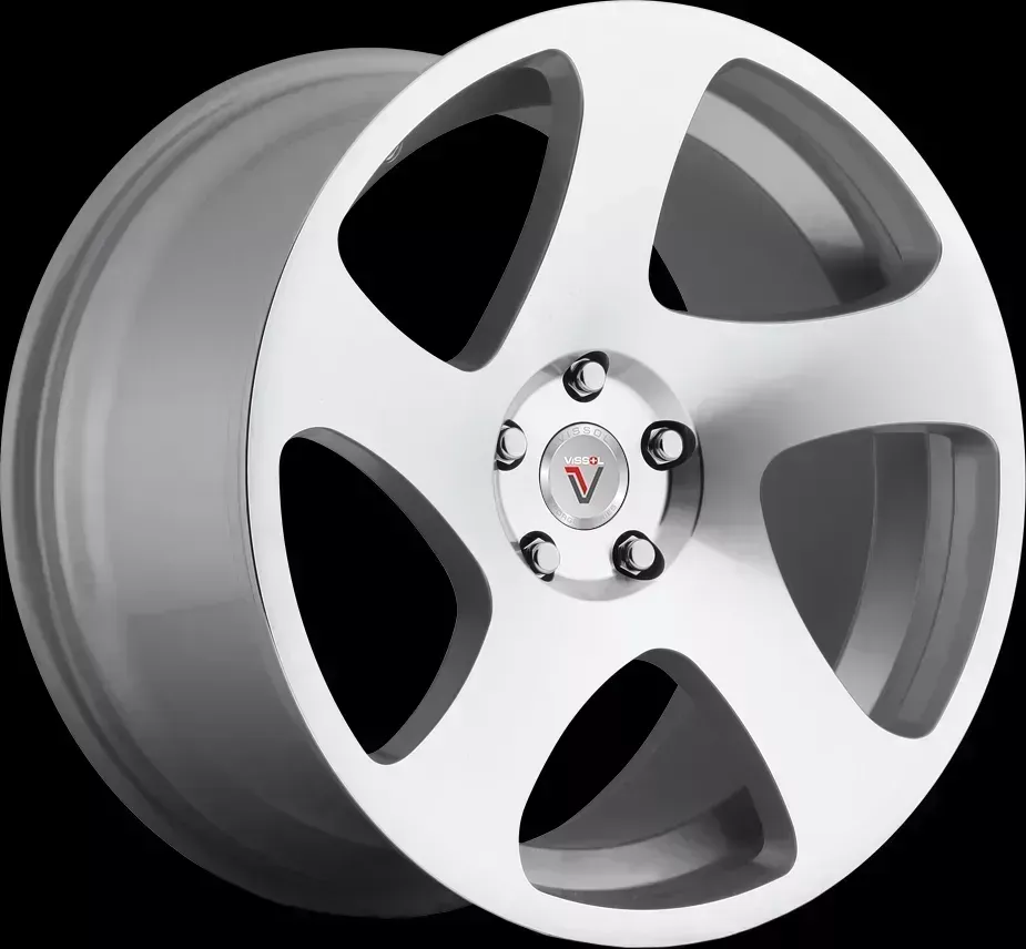 Диск автомобильный VISSOL V-006 8.5X19/5X112 ET35 D66.6 SILVER-POLISHED