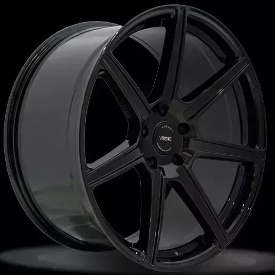 Диск автомобильный VISSOL V-107 10.5X22/5X120 ET28 D74.1 GLOSS-BLACK