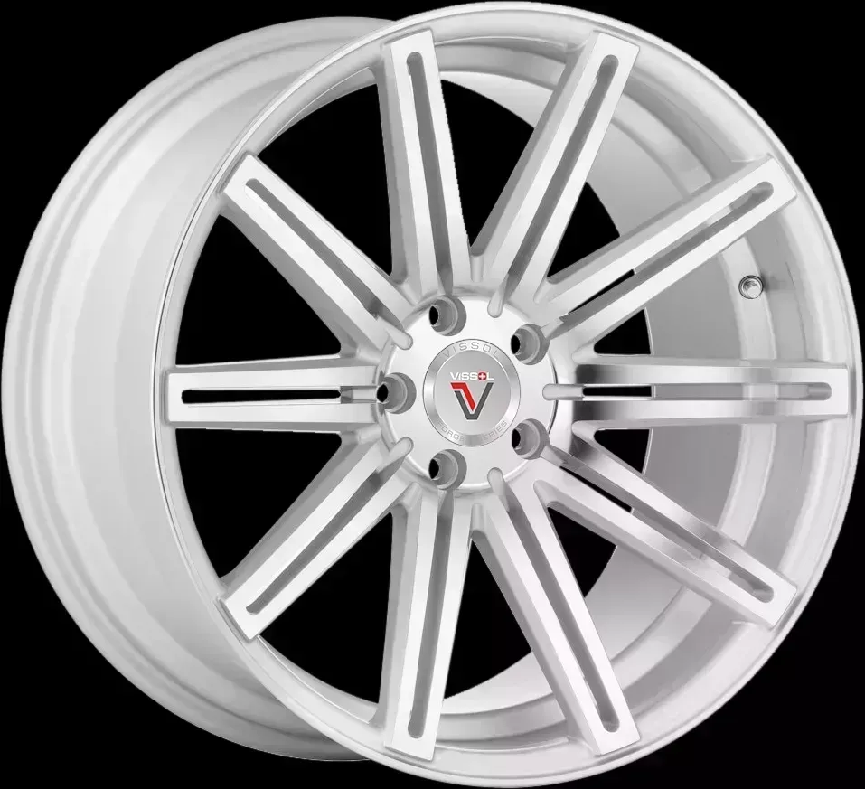 Диск автомобильный VISSOL V-004 10.5X20/5X112 ET30 D66.6 SILVER-POLISHED