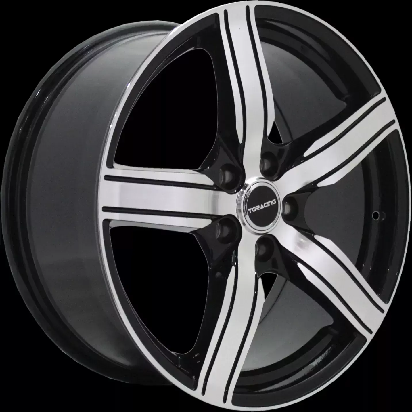 Диск автомобильный TGRACING TGD017 8X18/5X112 ET38 D57.1 BLK_POL