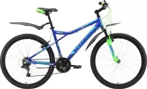 Велосипед STARK Slash 26.1 V сине-зеленый 16"