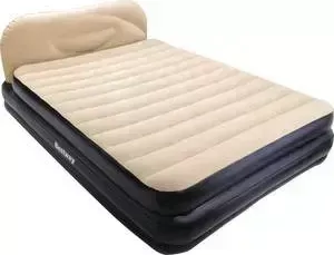 Кровать надувная BESTWAY 67483 Soft-Back Elevated Airbed(Queen) 226х152х74 см со встроенным насосом