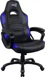 Кресло офисное AEROCOOL AC80C AIR-BB черно-синее с перфорацией