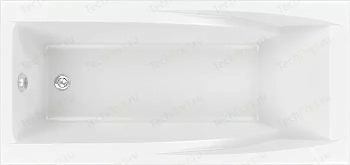 Фото №1 Акриловая ванна BAS Эвита 180х85 с каркасом, слив-перелив, фронтальная (В 00043, Э 00043)