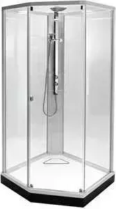 Душевая кабина IDO Showerama 8-5 90х90х220 см, профиль белый, прозрачное стекло (4985022909)