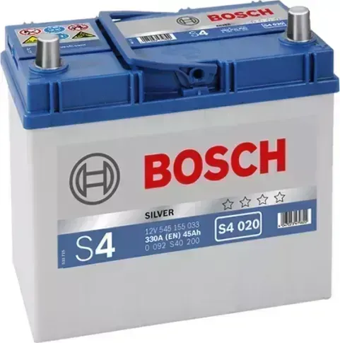 Аккумулятор BOSCH Asia 45 о.п. (S40 20) 545 155 выс узк кл