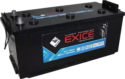 Аккумулятор EXICE Classic 190 N Россия (конус) 4 ( - + )