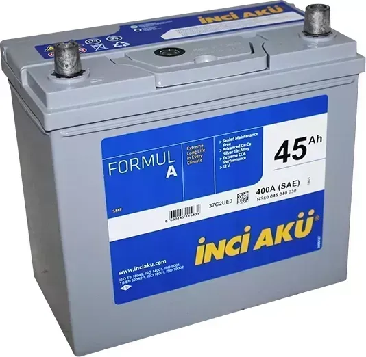 Аккумулятор INCI Aku Inci FormulA Asia 45 о.п. (NS60 045 040 010) 400A