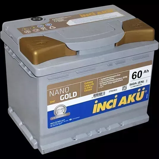 Аккумулятор INCI Aku Inci Nanogold 60 о.п. Start-Stop EFB (L2 060 056 013) 560Ah