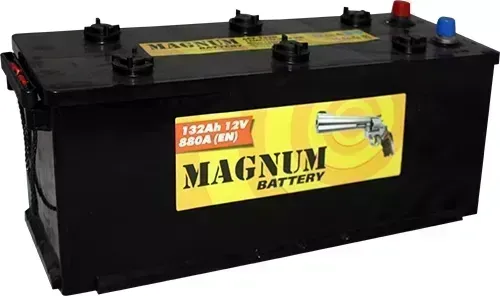 Аккумулятор Magnum 132 Евро 3 (- +) конус 850А Кайнар