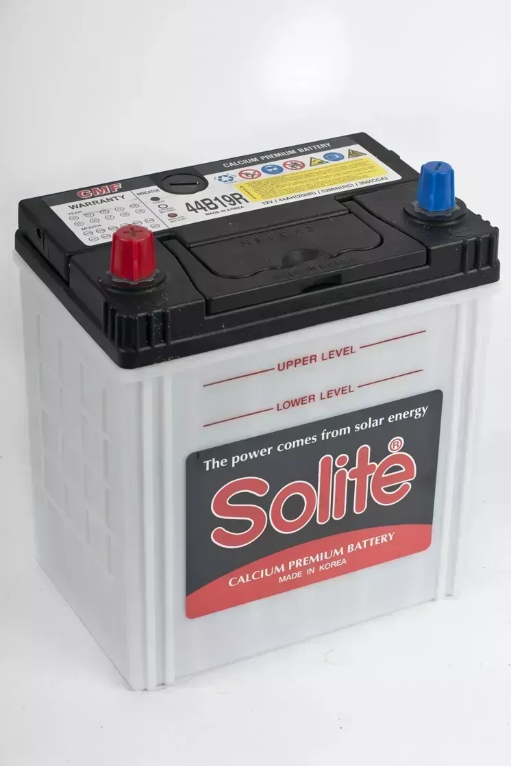 Аккумулятор SOLITE Asia 44 А/ч, п.п. (44B19R) тонк.кл.