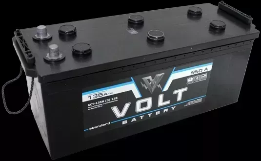 Аккумулятор VOLT Standart 135 Росс- 4 (- + ) 950А Рязань