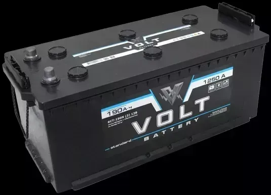 Аккумулятор VOLT Standart 190 Росс (- + ) болт 1250А Рязань