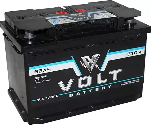 Аккумулятор VOLT Standart 66 о.п. Рязань