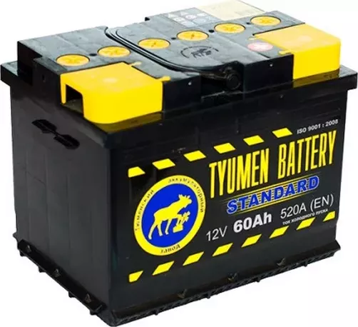 Аккумулятор Tyumen battery Тюмень STANDARD 60 п.п.520А