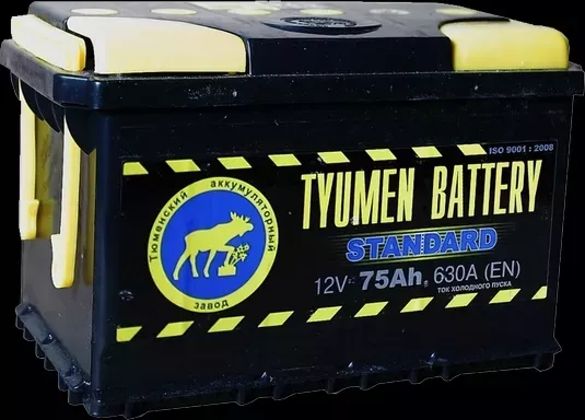 Аккумулятор Tyumen battery Тюмень STANDARD 75 п.п.630А