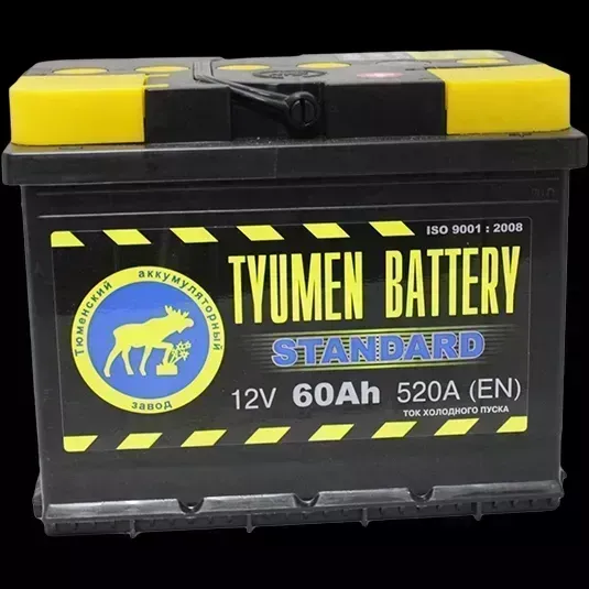 Аккумулятор Tyumen battery Тюмень STANDARD 60 о.п.520А